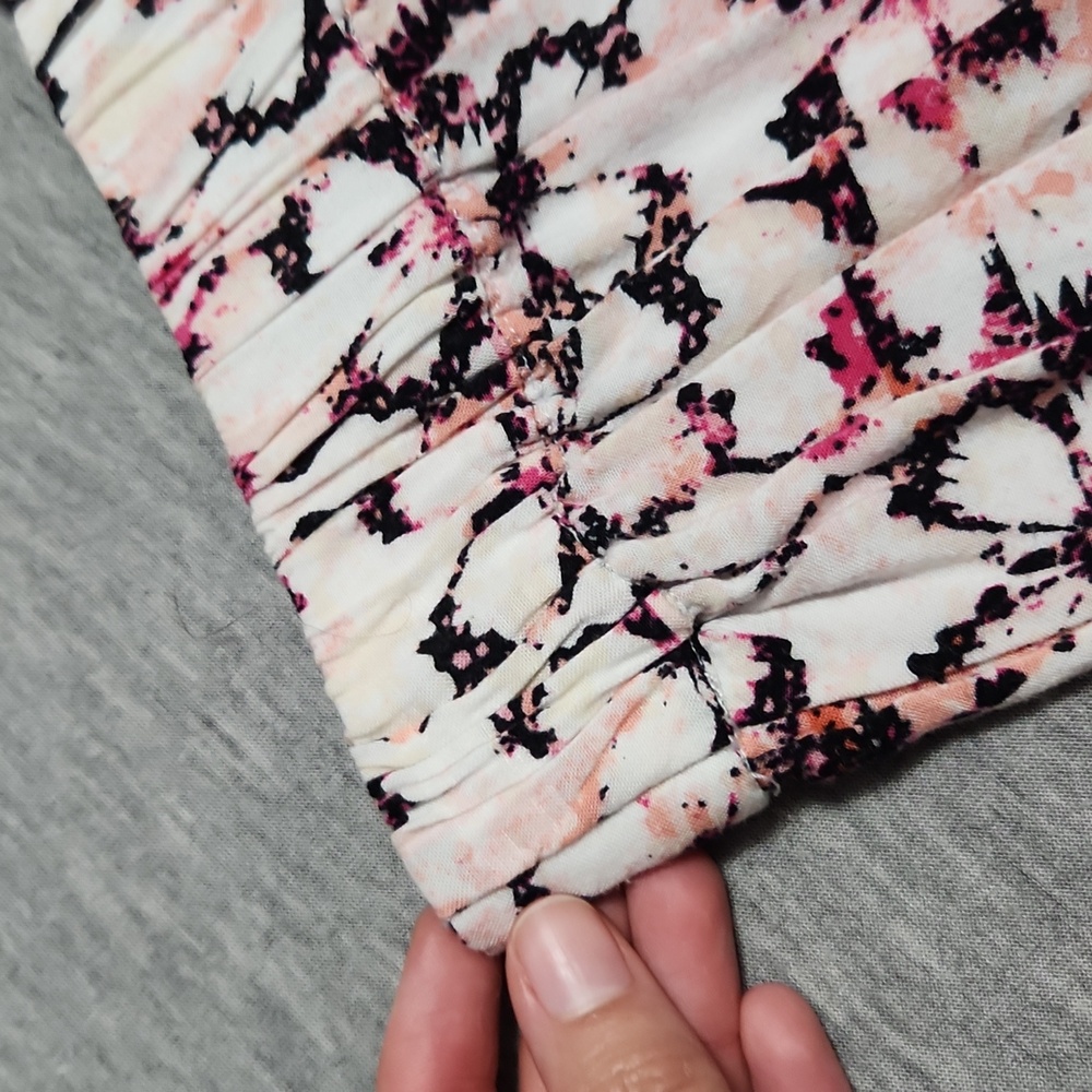 RARE❗️ Y2K BETHANY MOTA Butterfly Wide-Leg Palazzo Flowy Flare Summer Pants - Picture 9 of 10